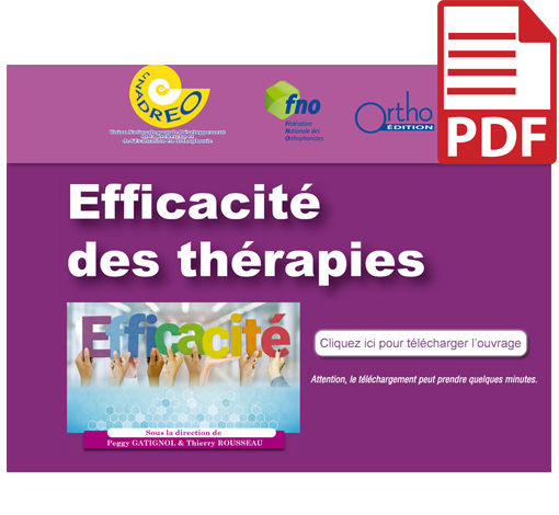 Efficacité des thérapies : Actes 2017 (pdf)