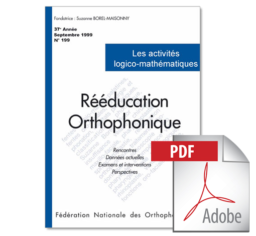 revue rééducation orthophonique
