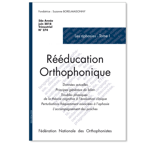 revue rééducation orthophonique