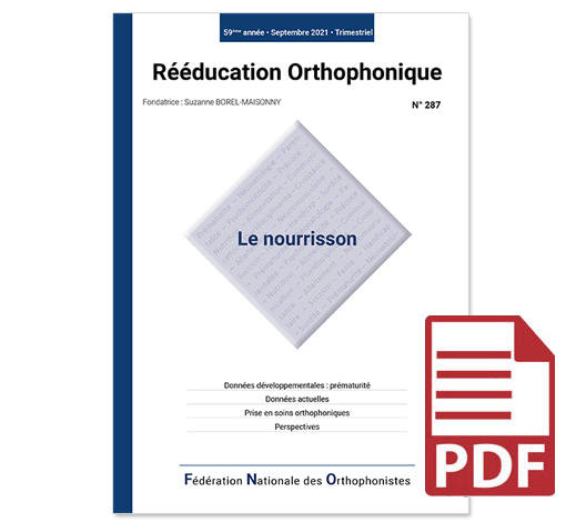 N° 287 - Le nourrisson (pdf)